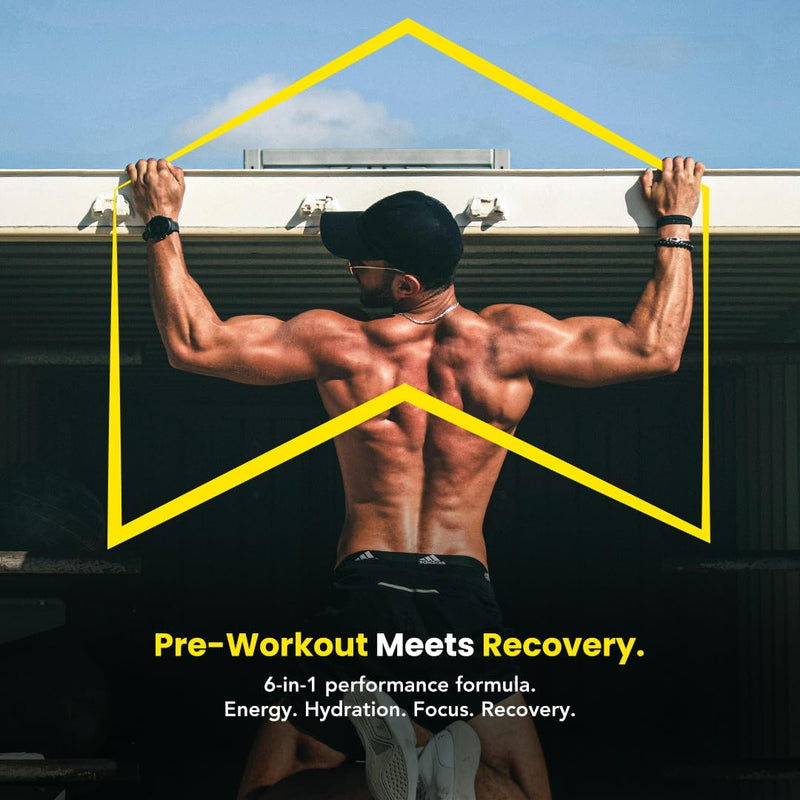 Six Stack Precision Pre Workout & Recovery – 4000mg Citrulline Malate, 3200mg Beta Alanine, 2000mg BCAA 2:1:1, 200mg Caffeine, 850mg Premium Electrolytes, B Vitamins, 40 Servings