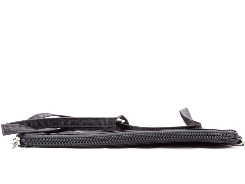Big Skinny Women's Cheshire Slim Convertible Bag, Holds Up to 20 Cards Black