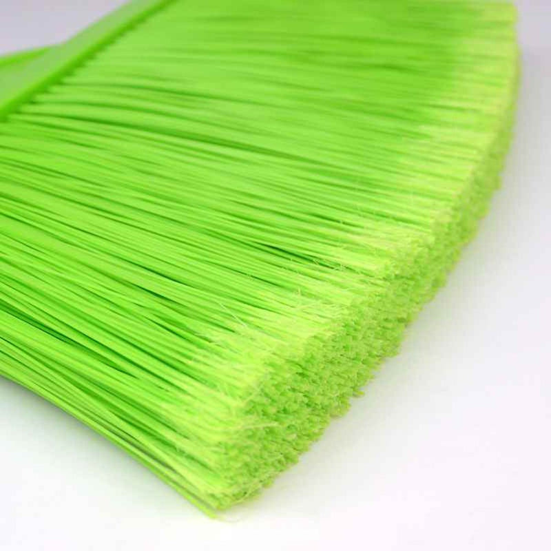 [Australia] - Three-Section Telescopic Aluminum Alloy Rod Long-Handled Broom（Green） Green 