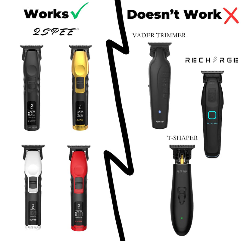 Supreme Trimmer Detachable Blade TB34D for 2Spee Trimmer – Removable, Easy Cleaning, Compatible with 2SPEE Trimmer ST622 | (Deep Tooth) Deep Tooth