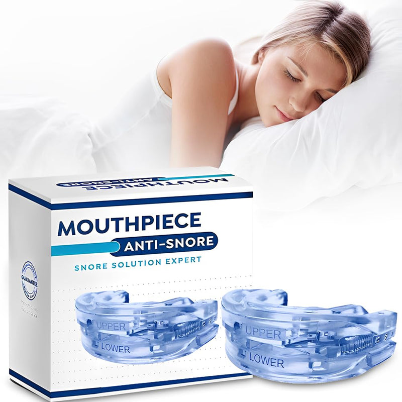 [Australia] - HOVCEH snoring splint, snoring stopper adjustable, anti snoring splint, grinding splint for night, snoring stopper for men women, effective against snoring against teeth grinding - blue 