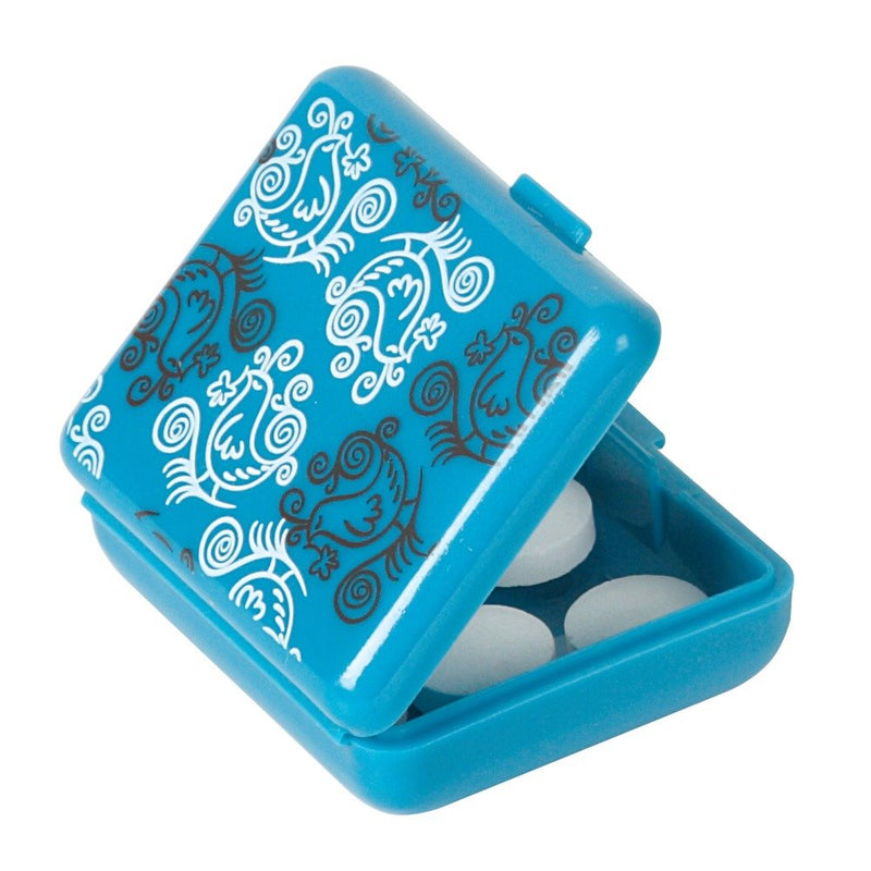 Ezy Dose Daily Pocket Pharmacy Travel Pill Organizer, Design May Vary | 2 Pack, Small Vitamin Organizer, Compact Medicine Container, Travel Friendly, Portable Pill Box, BPA Free Color/Design May Vary 2-Pack