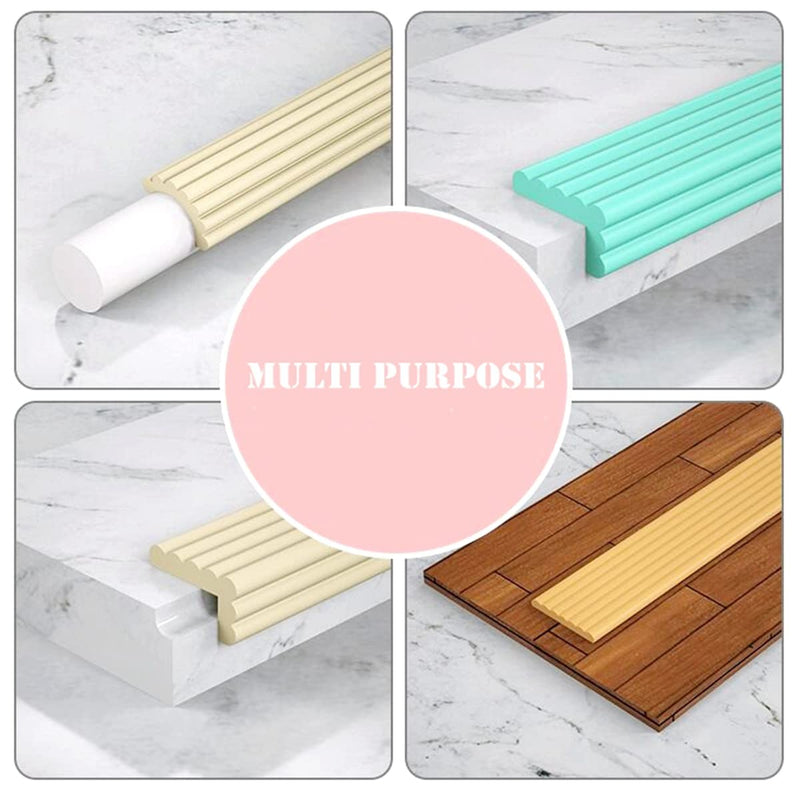 [Australia] - Multifunctional Edge and Corner Guard Coverage Baby Safety Bumper DIY 6.5 Ft (Rice White) Rice White 