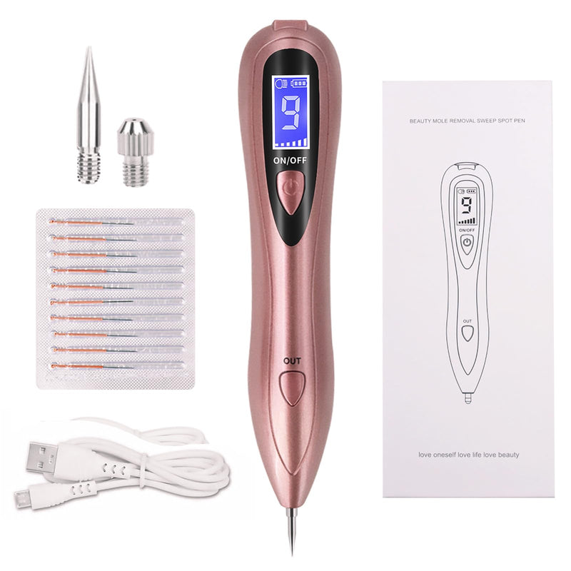 [Australia] - CHRERNA Birthmark Removal Pen, Wart Removal Pen with 9 Strength Safe and LCD Screen Plasma Pen Device for Hand and Body (Nevus, Birthmarks, Pigment Spots, Age Spots) Pink 