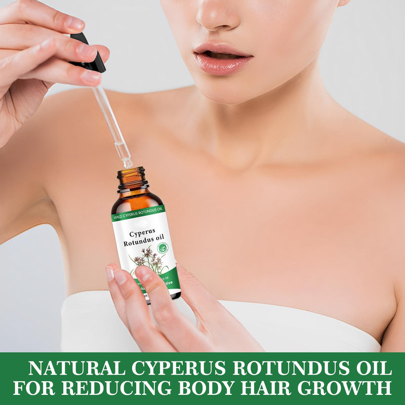 [Australia] - 1 Pcs Cyperus Rotundus Oil Cyperus Oil Cyperus Rotundus Cyperus Rotundus Oil Cyperus Oil for Hair Removal Cyprus Oil Reduces Hair Growth on the Body Suitable for All Skin Types 60 ml 