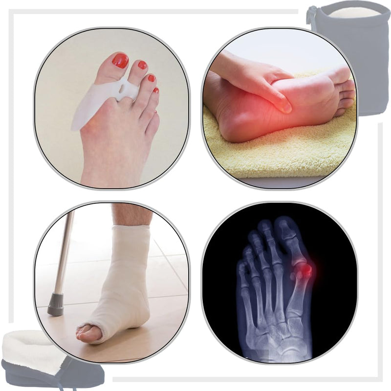 Warmer Cast Sock Toe Cover Boots for Feet Outdoor Indoor Cast Protective Sleeve with Drawstring Warm Recovery Men Women Cover L