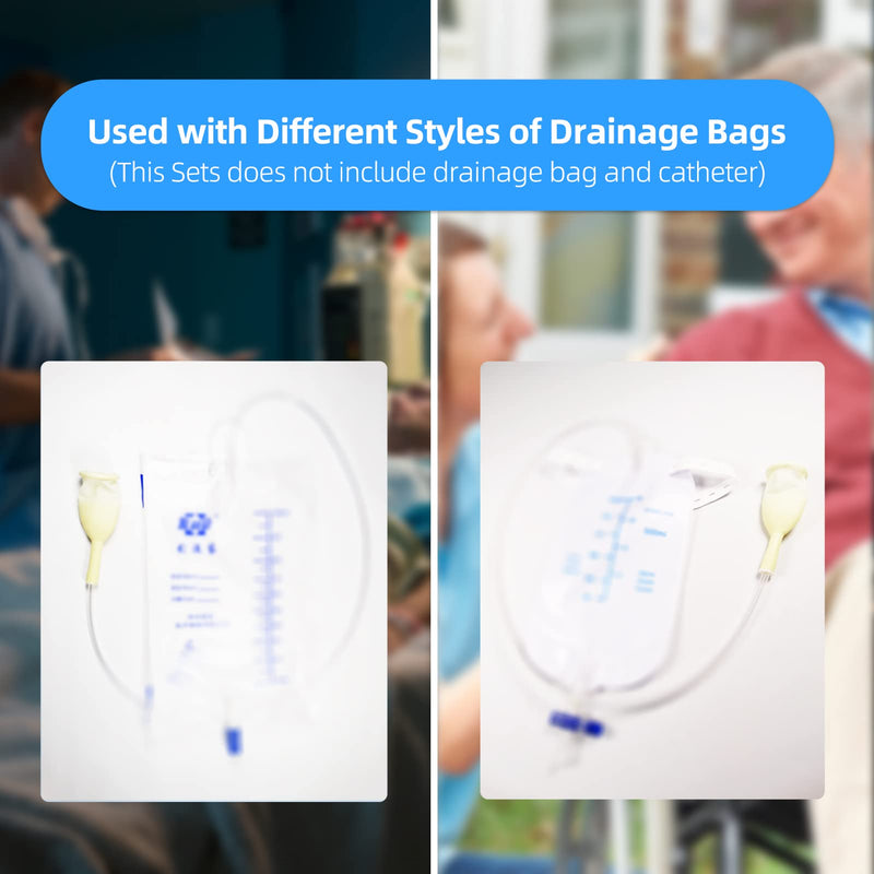 [Australia] - 30 PCS Latex Condom Catheter External Self-Sealing Set, Easy Donning, Day and Night Use Quick and Easy Drainage, No Reflux, No Leakage (30pcs/25mm/0.98inch) 30pcs/25mm/0.98 Inch 