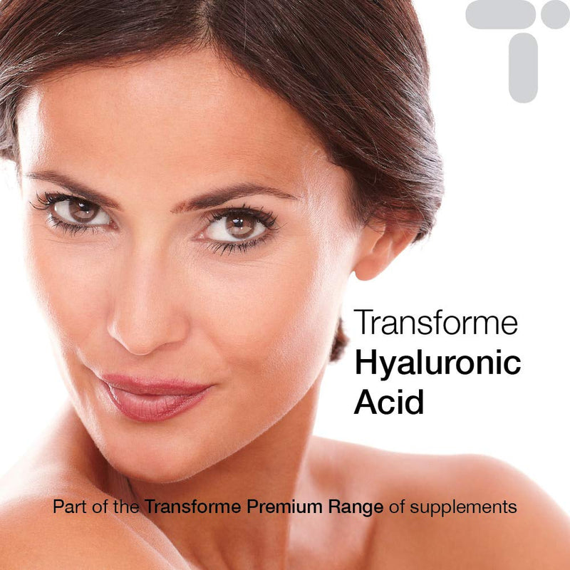 Transforme Hyaluronic Acid Capsules 100mg, 120 Count, Vegetarian, Vegan, All Natural Supplement, Gluten Free, 4 Month Supply
