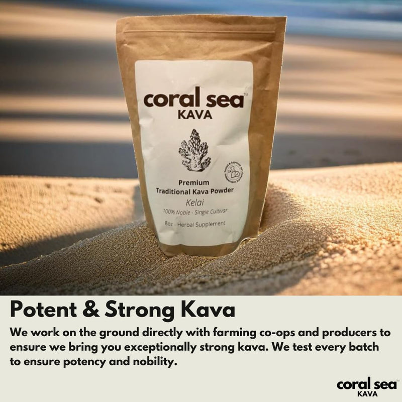 [Australia] - Kava Powder ‚Äì Vanuatu Kelai ‚Äì Volcano Island‚Äôs Secret ‚Äì Ceremonial Beverage ‚Äì Rare Noble Kava Root Tea ‚Äì Alternative Social Drink ‚Äì Traditional Grind 8oz Volcano Island's Secret 8 Ounce (Pack of 1) 