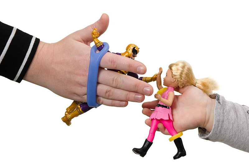 [Australia] - Silicone Adaptive Aid Universal Cuff for Limited Hand Mobility, Cerebral Palsy, Stroke, Pediatric Therapy, Eating Utensil Holder, Self Feeding Silverware (Infant to Child - 5 Pack) Infant to Child 5 Count (Pack of 1) 