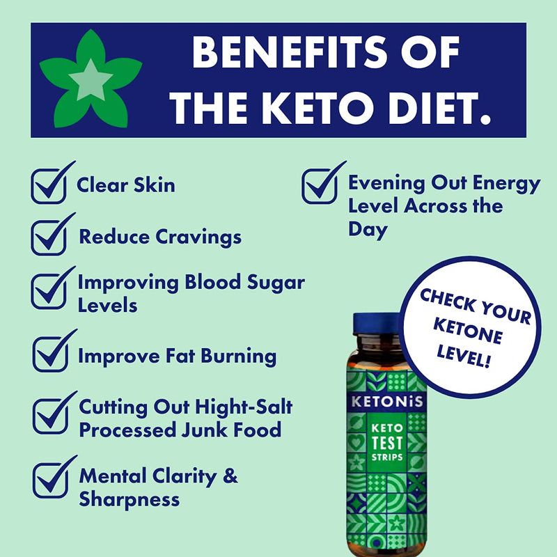 [Australia] - Adonis Ketonis Keto test strips (100 strips) | Laboratory Tested High Quality Keto Sticks | Test on the go | Convenient, simple and easy to use | Ideal for testing at work, at home or 