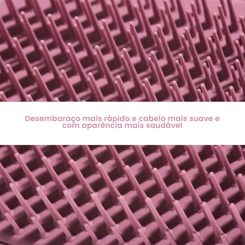 TANGLE TEEZER Original Plant Brush Detangling Hairbrush for Wet & Dry Hair, All Hair Types, Fine, Curly, Thick, Afro (Purple) Purple