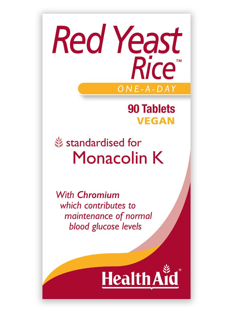 HealthAid Red Yeast Vegan - 90 Vegan Tablets