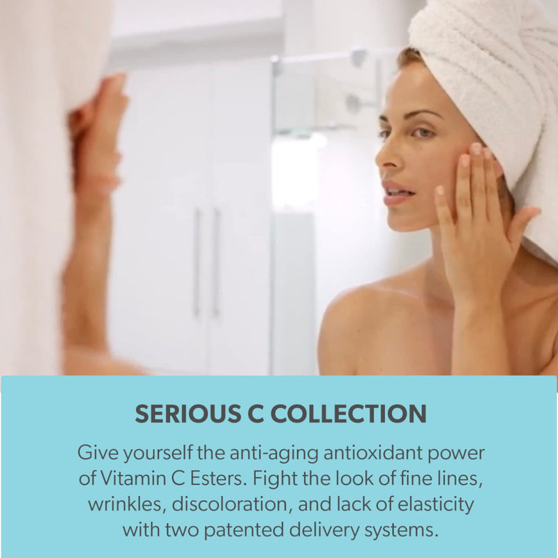 Serious Skincare Vitamin C Serum for Face, Anti-Aging, for Dark Spots 1 Oz