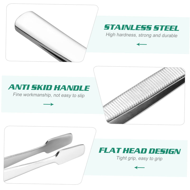 [Australia] - Supvox Stamp Tweezers Philately Stamp Collectors Tool Pack of 2 (Silver) 