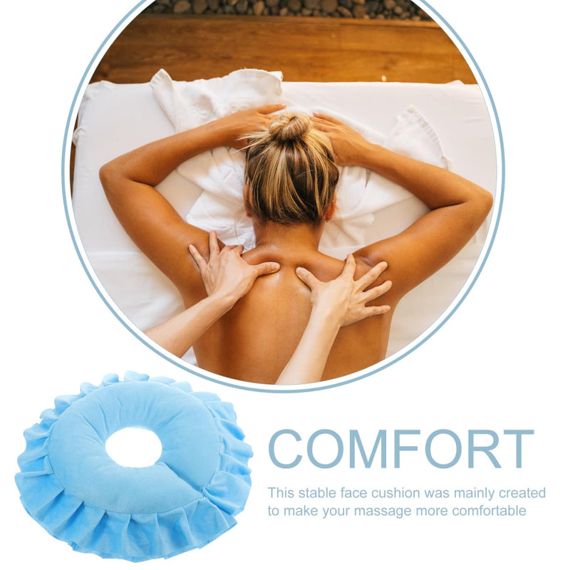 [Australia] - U-Shaped Pillow for Massage Table Face Cradle Cushion Spa and Beauty Salon Massage Pillow for Neck Support and Facial Comfort Removable and Easy Clean 