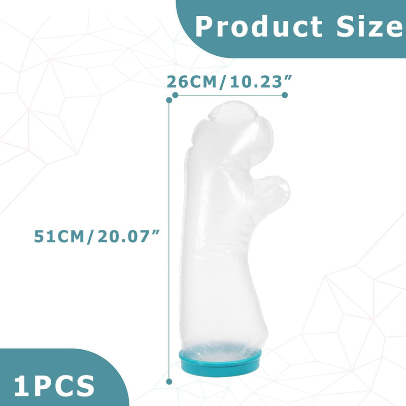 [Australia] - vcsjw Plaster protection waterproof arm, plaster protection waterproof arm child, shower protection hand, plaster arm shower protective cover, shower protection arm silica gel, reusable arm plaster shower cover, arm protection when bathing 