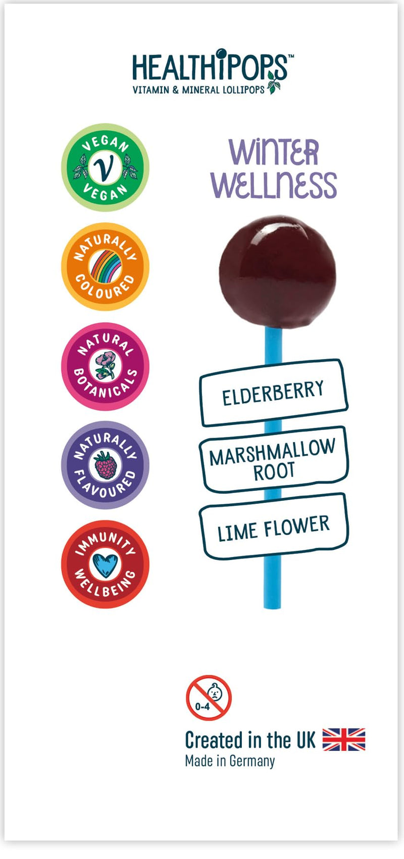 Healthipops Winter Wellness Vitamin Lollipops (6-Pack)