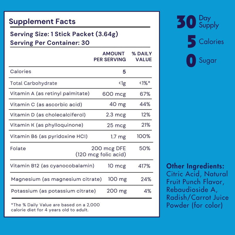 [Australia] - Critter Vitamin H2O ‚Äì Kids‚Äô Hydration & Multivitamin Drink Mix ‚Äì Electrolytes, Essential Vitamins, Delicious Natural Flavors ‚Äì 30 Single-Serve Packets 