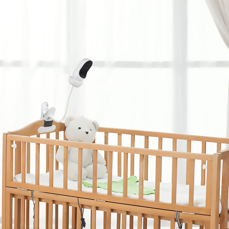 [Australia] - Baby Monitor Mount, Compatible with Owlet Cam/Duo & Other Cameras, 15.7in Flexible Clip, Wall Mount, Metal, Adjustable 