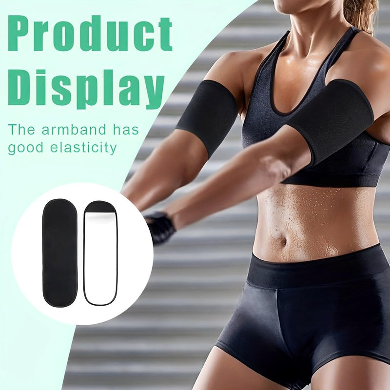 [Australia] - VYIBPDY Sweat Bands, Slimming Bands for Arms, Slimming Arms, Anti-Sweat Bands for Sauna Arms, Training Sleeves, Adjustable, Sports Training 