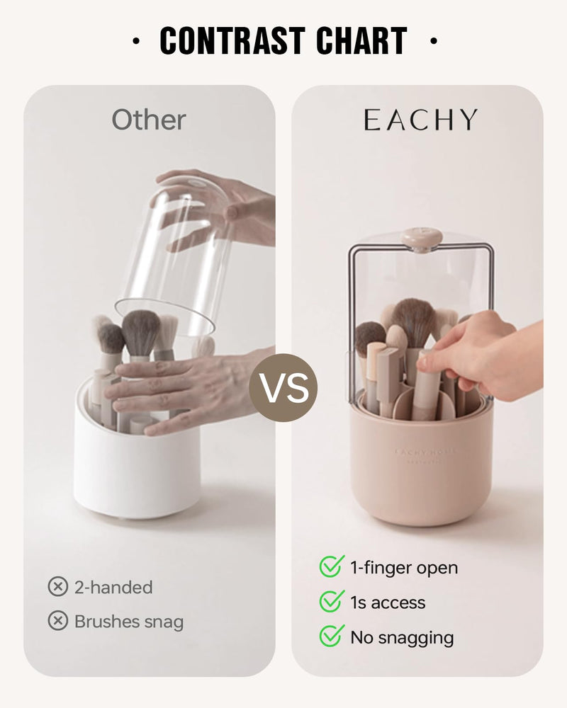 EACHY Makeup brush holder & Makeup bag