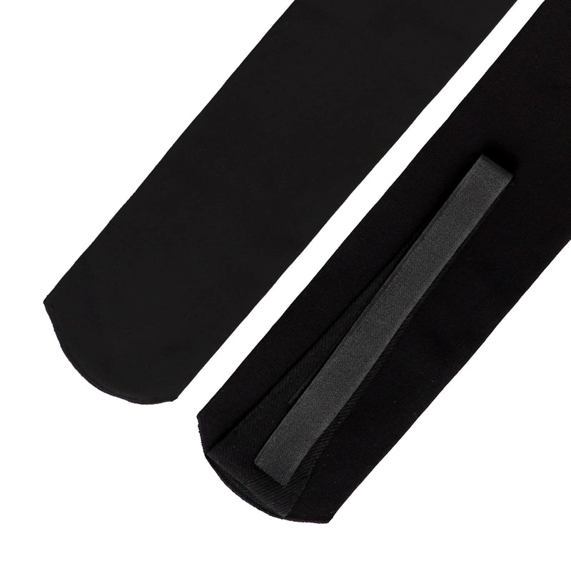 Plantar Fasciitis Sock Night Splint Foot Drop Brace Leg Calf Stretcher Compression Socks for Plantar Fasciitis Achilles Tendonitis Heel Pain Relief Arch Ankle Support Sleeve Hamstring Stretch Wrap Large Black, a Pair