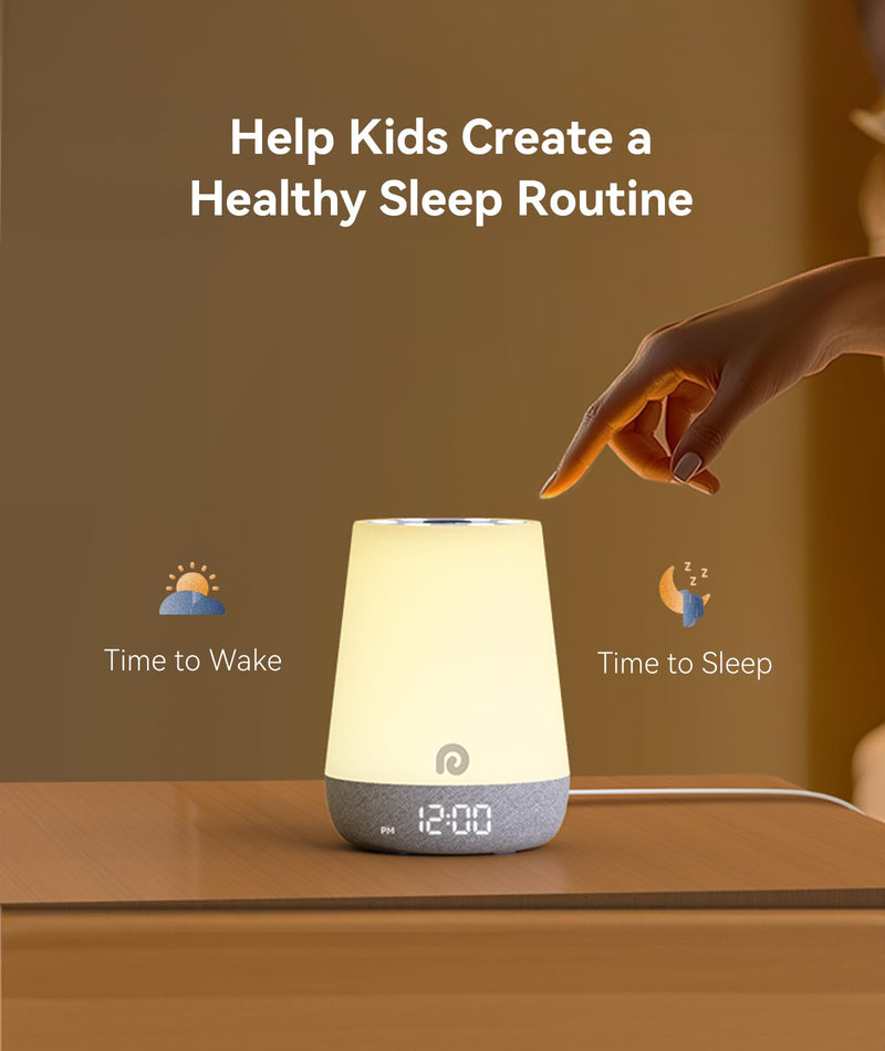 [Australia] - Dreamegg Sound Machine Baby - White Noise Sound Machine Baby With Night Light, Ok to Wake Alarm Clock, 34 Soothing Sounds, Sleep Trainer, Routine Builder, App Control for Kids Nursery Sleeping Bedroom Classic 