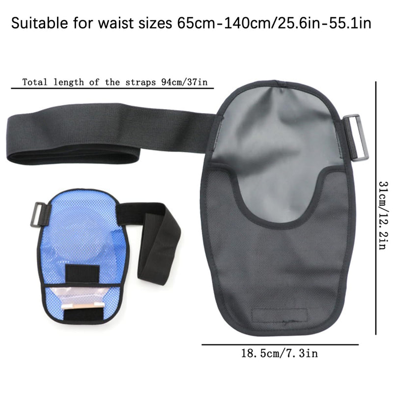 [Australia] - Ostomy Bag Cover, Waterproof Stoma Pouch Cover with Adjustable Fixation Band, Ostomy Pouch Stretchy Colostomy Bag Cover for Colonoscopy Ileostomy Stoma Care Supplies Ostomy Bag Cover 