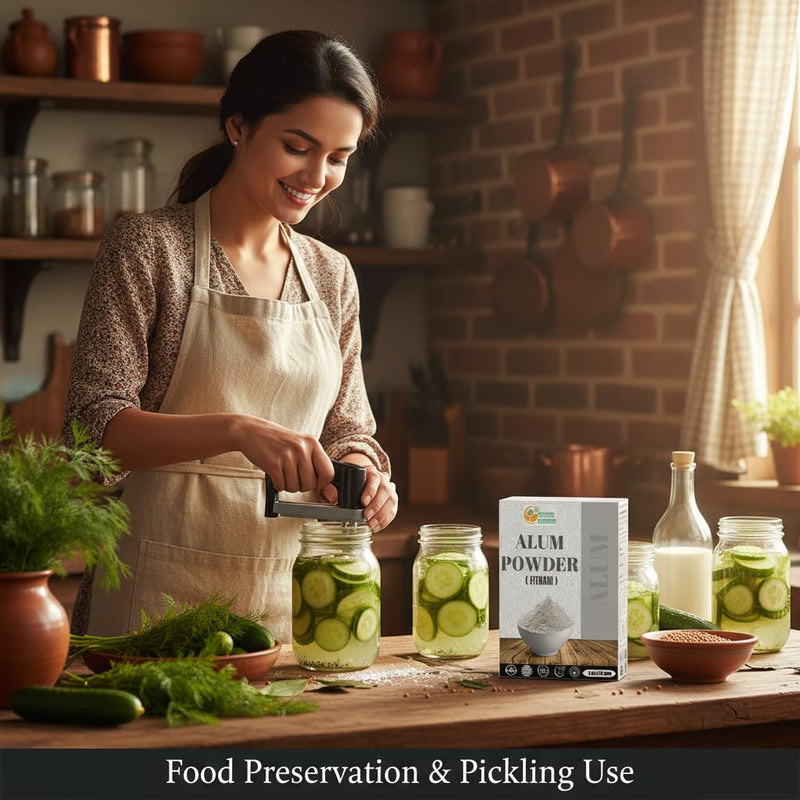 [Australia] - Potassium Alum Powder (Fitkari), Pure Granulated Alum for Skin Care, Canker Sores, Deodorant, Alumbre en Polvo, Natural Cleansing & Flowers, 5.3 oz 