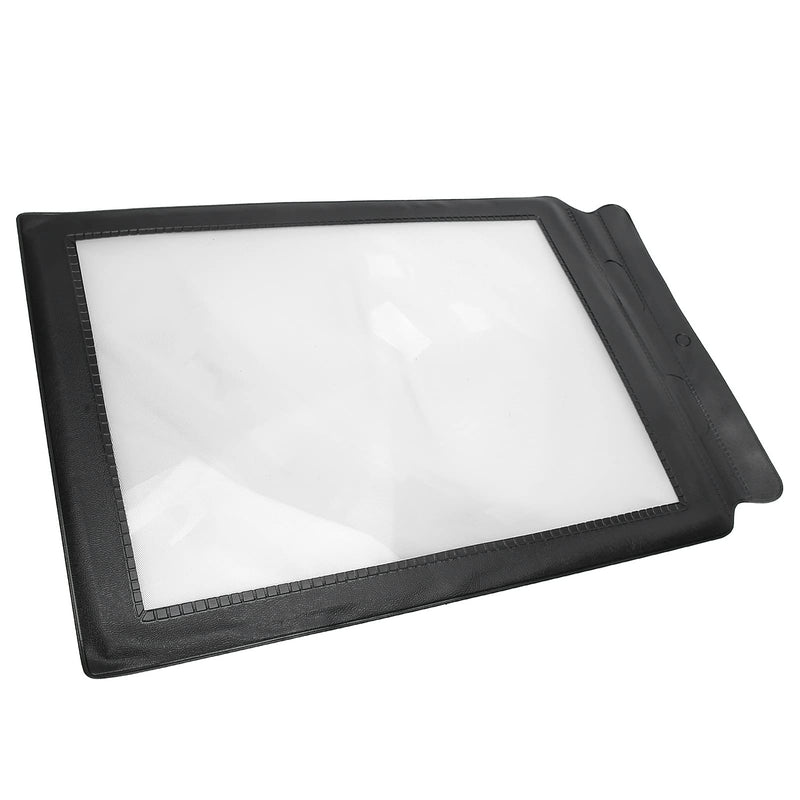 A4 Magnifier Full Page Reading Large Sheet Magnifying Glass Reading Aid for Books Menus Newspapers for Reading Small Fonts, Low Vision Seniors, Macular Degene