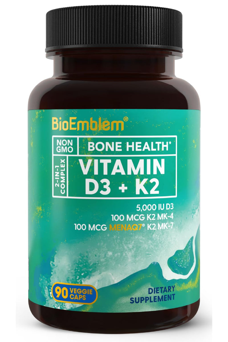BioEmblem Vitamin D3 K2 Capsules CoQ10