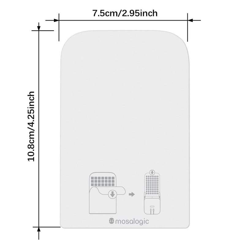 [Australia] - Mosalogic Sticky Card Plug Refill Replacement Glue Cards for Flying Insect Trap Indoor-10pack (No Device) 10Pack Refills White 