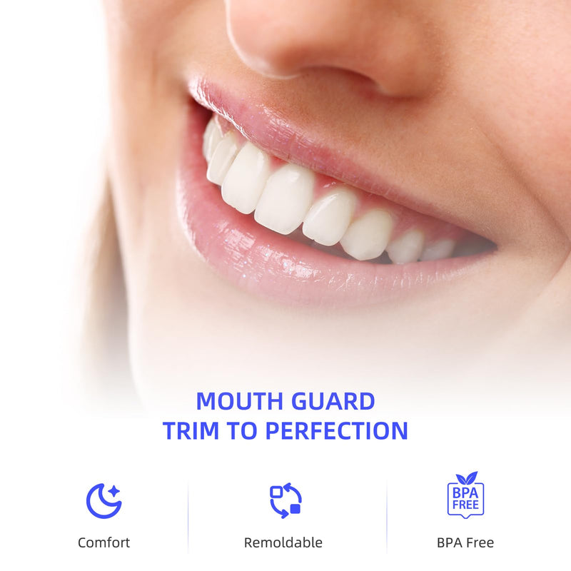 [Australia] - Mouth Guard for Grinding Teeth at Night，buluoushen Night Guard，10 Pack Night Guards for Teeth Grinding，Teeth Grinding Mouth Guard for Sleep,1 Sizes & 1 Travel Case 