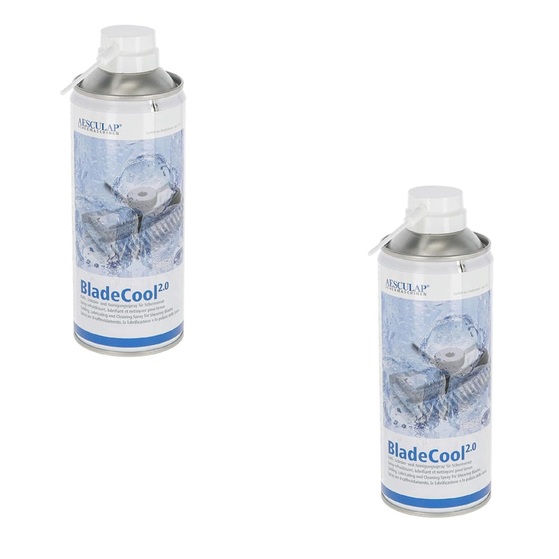 [Australia] - Kerbl Aesculap BladeCool Spray 2.0 | Double pack | 2 x 400ml | Highly effective, technical spray for cooling, lubricating and cleaning shaving heads Instant cooling 