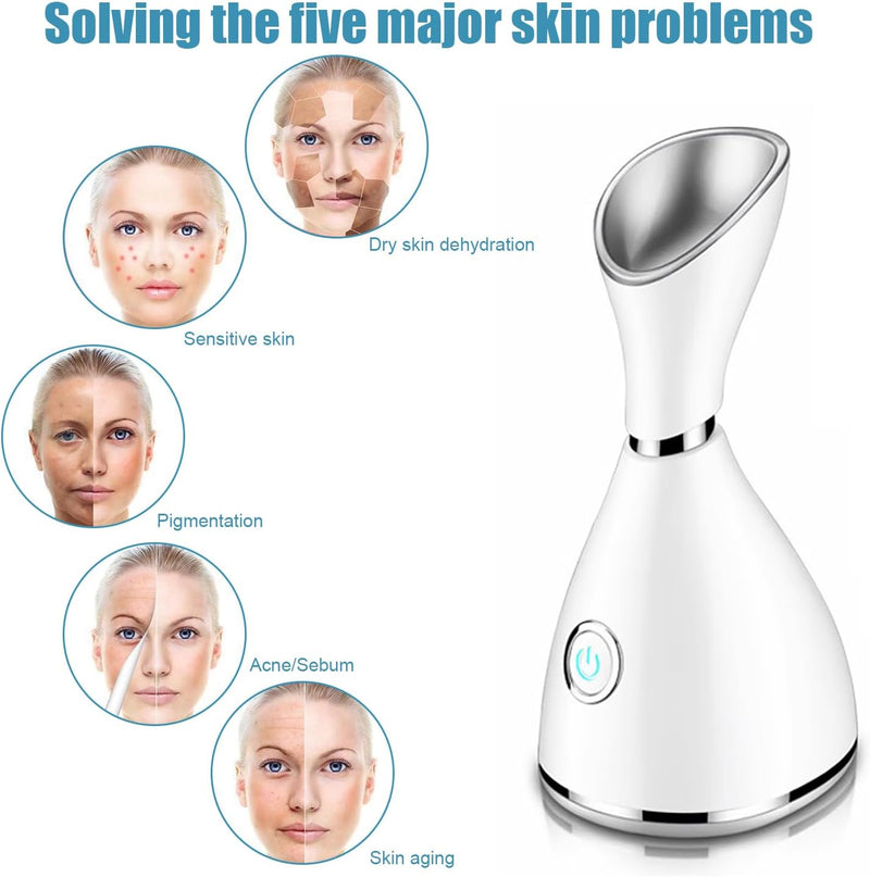 [Australia] - facial Steamers- Facial Steamer For Face, Face Vapor Steamer, Face Mister, Vanity Planet Face Steamer, Face Steamer For Face Professional and gives pure moisturizing effect at home. 