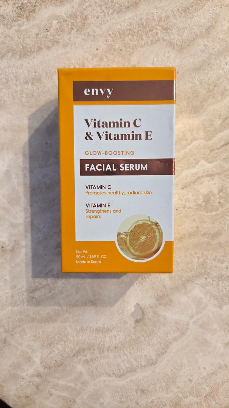 Envy Vitamin C Serum for All Skin Types - 1.69 Oz Vitamin C & Vitamin E