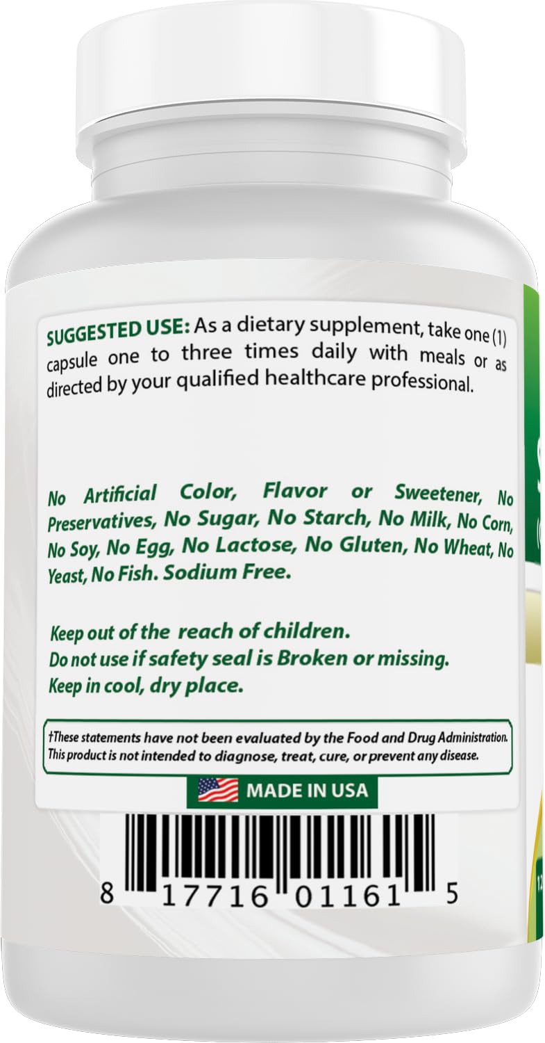 [Australia] - Best Naturals Gymnema Sylvestre Extract 500 mg 120 Vegetarian Capsules - Contains Minimum of 25% Gymnemic Acid (Pack of 2) 