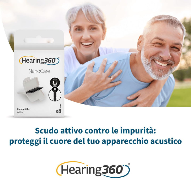 WIDEX NanoCare Hearing Aid Paracherumen Protect Hearing Aids from Earwax Replacement Filter Protector (24) 24