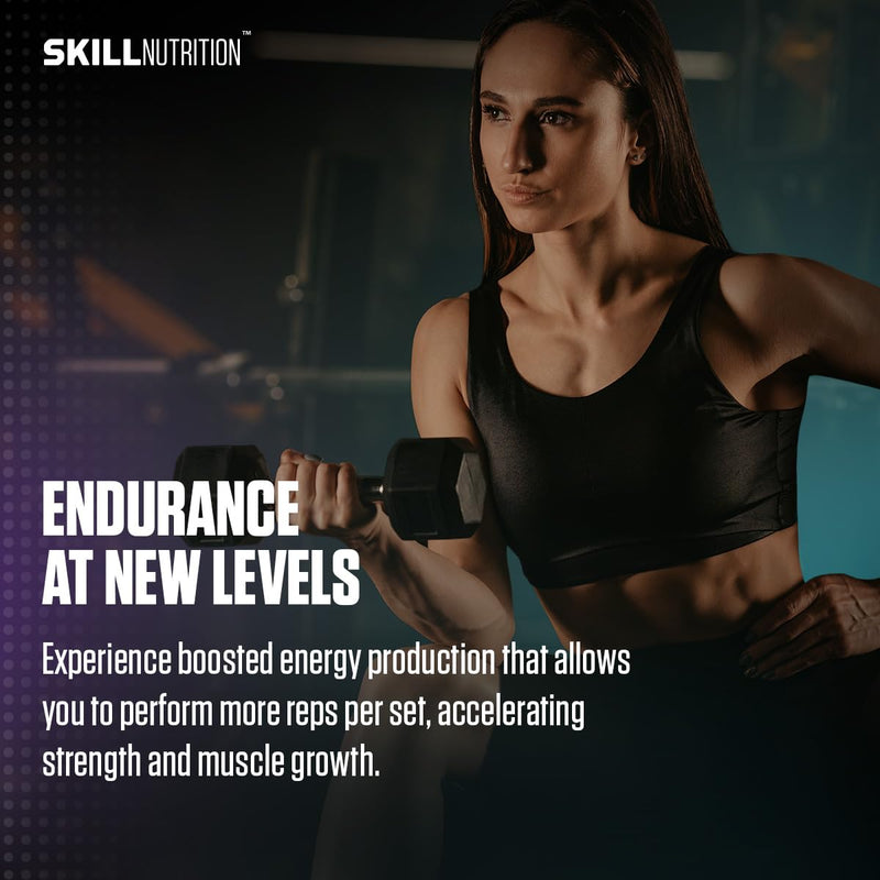 Skill Nutrition Creatine Unflavoured - 500 g | Micronized Creatine Monohydrate for Enhanced Absorption & Performance | Supports Strength, Muscle Growth, and Recovery | Vegan-Friendly, Pure Formula 500 g (Pack of 1)