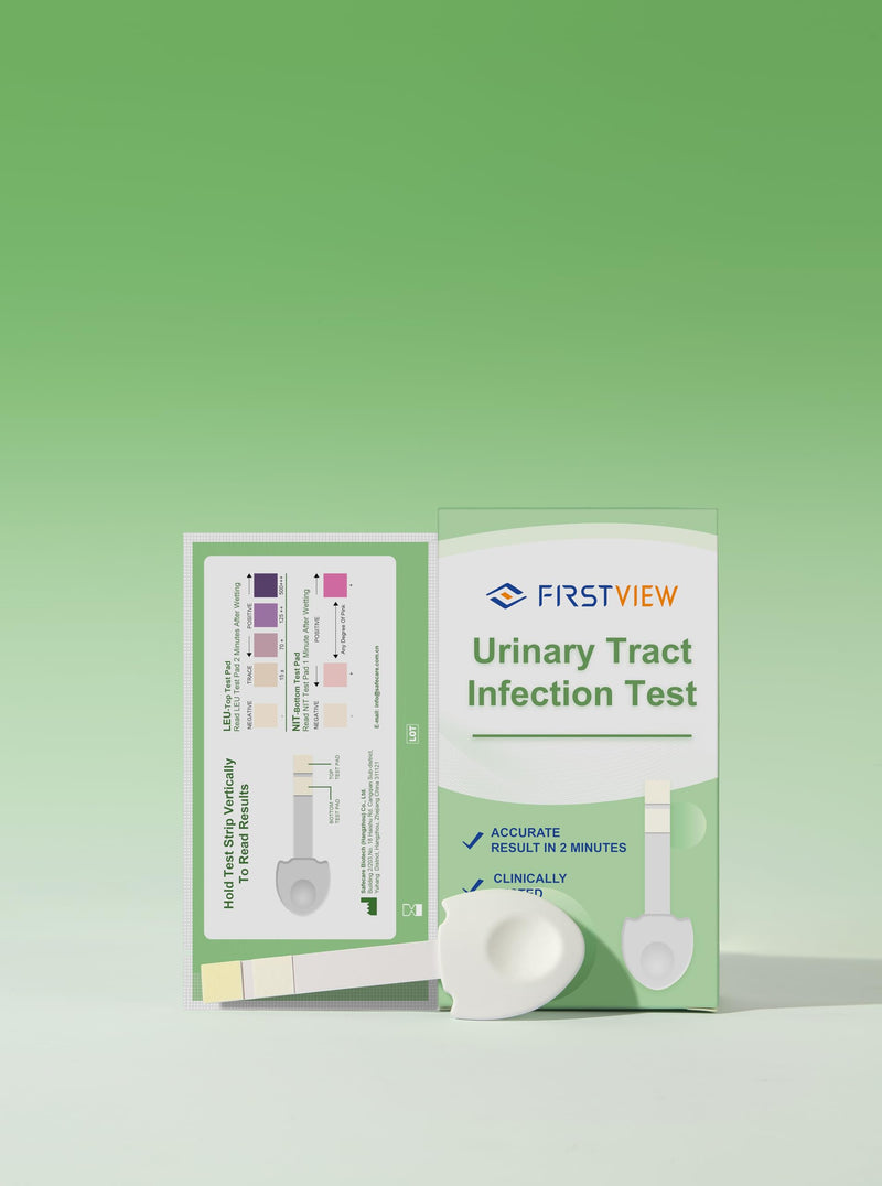 [Australia] - UTI Test Strips,Urinary Tract Infection Test Strips for Women, Men & Kids for UTI and Bladder, Detect Leukocytes and Nitrites,Results in 2 Minutes, Specialized Handle Design Easier use-5Pcs 