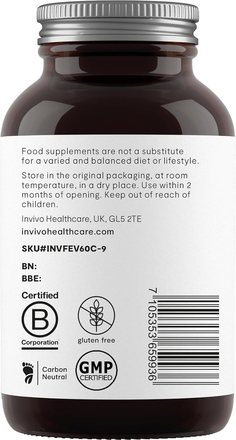 Invivo Bio.Me Femme V - 3 Billion CFU Probiotic Capsule Supplement for Women - Vaginal Probiotic Supplement with 5 Unique Strains of Healthy Bacteria for Microbiome - 60 Capsules