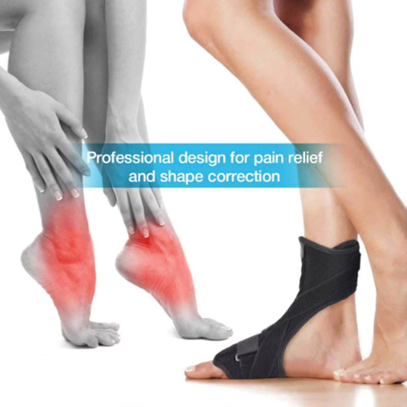 [Australia] - Wilsonzin foot lift splint for foot lift weakness, ankle joint orthosis, adjustable ankle stabilization & foot drop support. Helps with valgus foot, nerve injuries, leg muscle disorders 