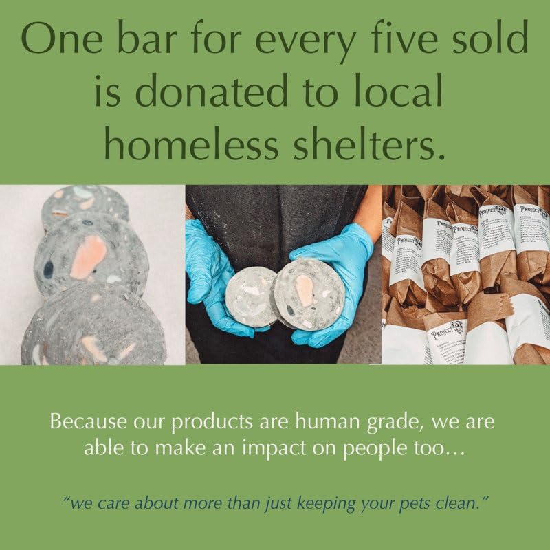 Activated Charcoal Organic Bar Shampoo for Dogs | Odor Eliminating Dog Shampoo | Deep Cleaning Natural Dog Shampoo Bar (1) 1 - PawsPlanet Australia
