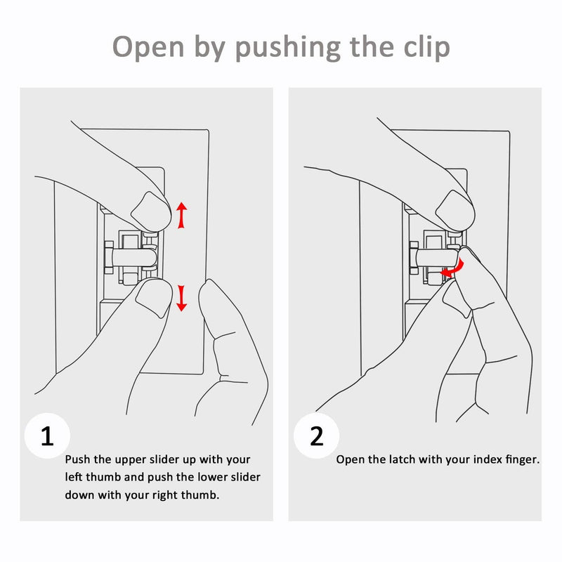 [Australia] - Light Switch Guard, ILIVABLE Child Proof Wall Switch Plate Protects Your Lights or Circuits from being Accidentally Turned On or Off by Children and Adults (Clear) Clear 