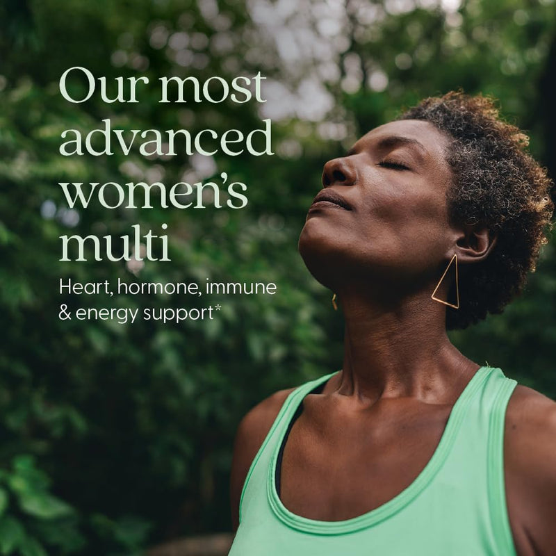 New Chapter Women's Multivitamin 40+ Advanced Formula for Heart, Hormone, Immune & Energy Support, Higher Levels of Whole-Food Fermented B Vitamins +D3, Made with Organic Non-GMO Ingredients, 96 Count 96 Count (Pack of 1)