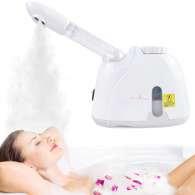 [Australia] - Facial Mist Steamer,YOKYAK Facial Steamers with 360° Rotatable Sprayer, Face Steamer for Facial Deep Cleaning, Hot Mist Humidifier Steam for Face Spa Sinuses Moisturizing, Homeuse or Salon 