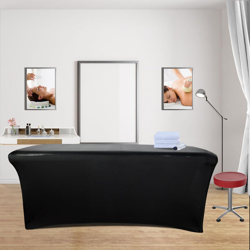 [Australia] - 32Inch Lash Bed Cover 1 Pack|PU Leather Massage Table Cover|Soft Comfortable Spa Bed Cover for Salons Spa Home Use Black 32in-1pcs 