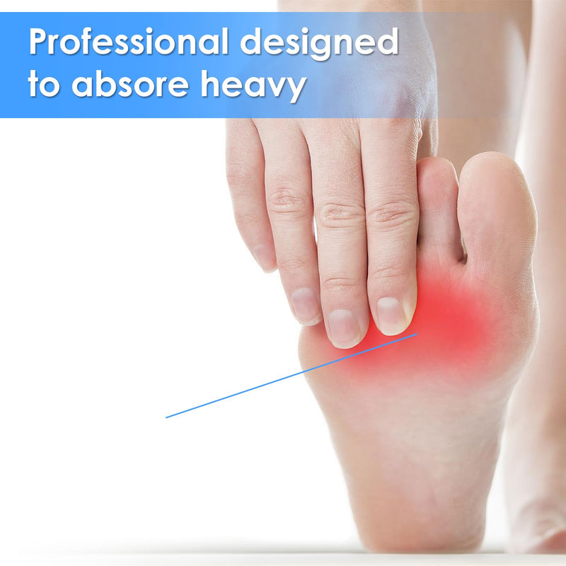 [Australia] - Pack of 8 Metatarsal Pads Gel Foot Pads Foot Pads Forefoot Pads Forefoot Pads Gel Forefoot Shoe Insoles Bunion Protection Foot Bunion Pad Reusable Bunion Pad Forefoot for High Heels 