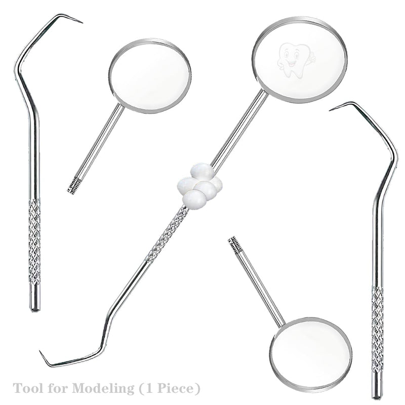 [Australia] - Provision Tooth Provision Repair Kit, 4 Types of Auxiliary molding Tools" Thermal Beads for Filling Fix The Missing and Broken Fake Tooth or DIY, Custom Grips, Handles and knobs, Model Making, protot 
